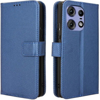 Flip case for Motorola Edge 50 Pro, Wallet Smart Magnet, blue