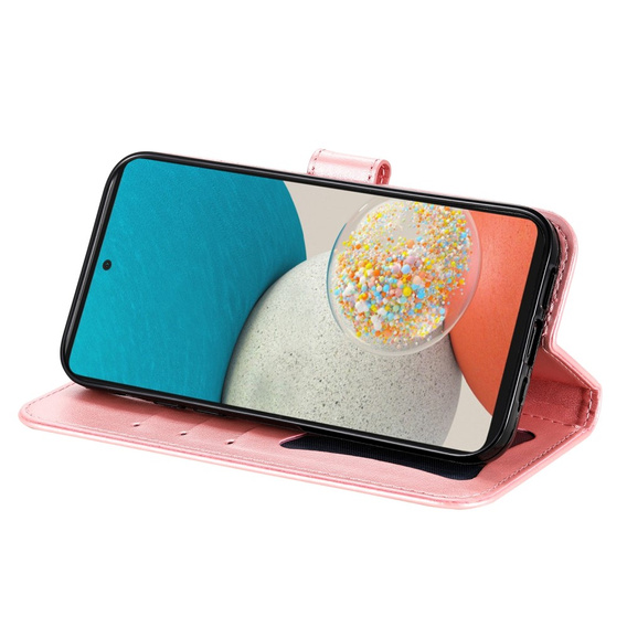 Flip case for Samsung Galaxy A53 5G, Mandala Flower, pink rose gold