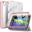 Case for iPad Air 4 10.9 2020 / iPad Pro 11 2020 / 2018, Suritch Full Body Marble, pink