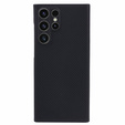Case for Samsung Galaxy S22 Ultra, Aramid Fiber Cover, black