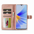 Flip case for Oppo A17, LC.IMEEKE, pink rose gold