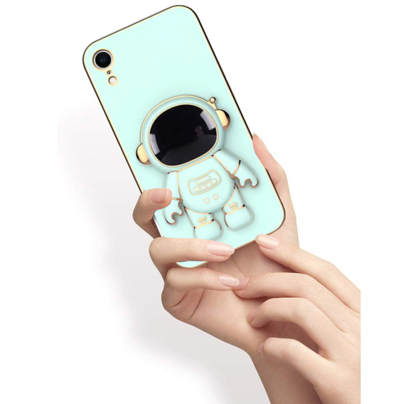 Case for iPhone XR, Astronaut, mint