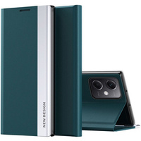 Flip case for Xiaomi Poco X5 Pro 5G / Redmi Note 12 Pro, Side Magnetic, green