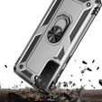 Armor Case for Samsung Galaxy S21, Nox Case Ring, silver