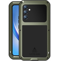 Love Mei Case for Samsung Galaxy A34 5G, armored with glass, green