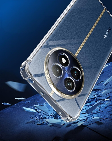 Case for Realme 12, Dropproof, transparent