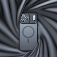 Matt Case for iPhone 17 Pro Max, for Magsafe, matt black