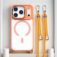 Case with stand and detachable lanyard, for MagSafe for iPhone 17 Pro