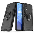 Case for Realme 7 5G, Kickstand Ring, black