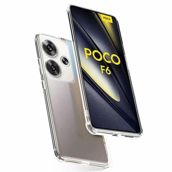 Case for Xiaomi Poco F6, Dropproof, transparent