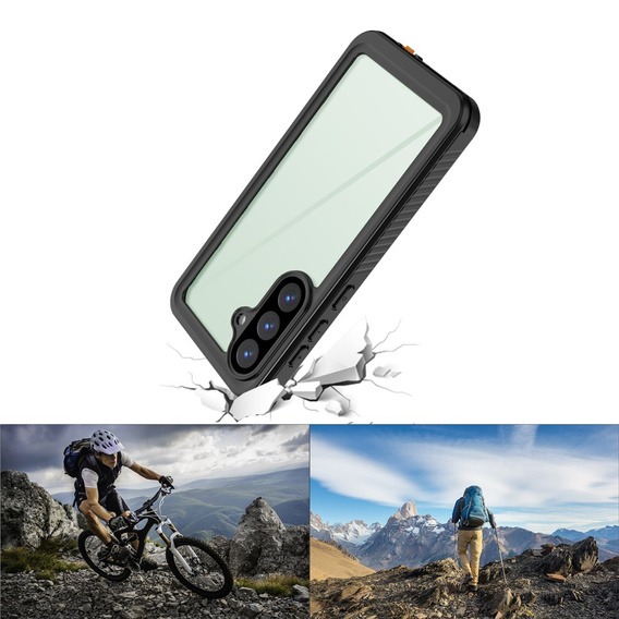Redpepper IP68 waterproof case for Samsung Galaxy S26 Plus, black