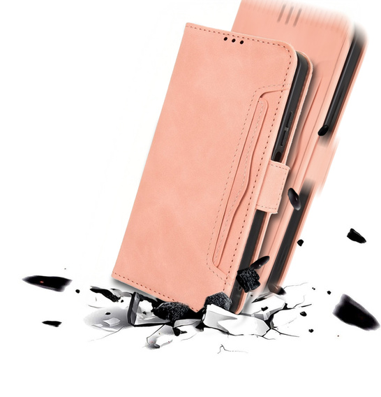 Flip case for Realme 14 5G / Realme 14T 5G, Card Slot, pink