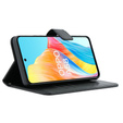 Flip case for Oppo A58 4G, Crazy Horse Wallet, black