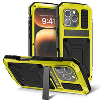 Armored case for iPhone 16 Pro, R-JUST, yellow