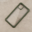 Case for iPhone 11, Dexnor Full Body Rugged, transparent / green
