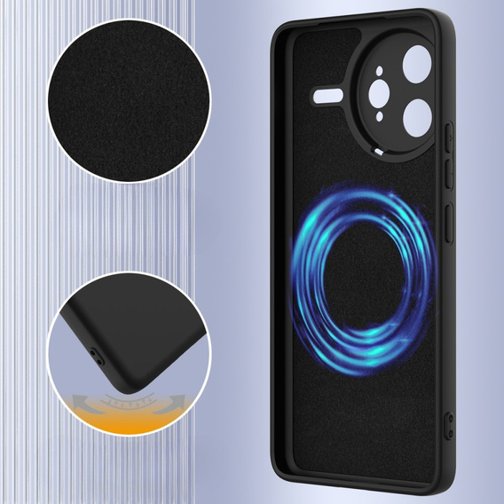 Case for Xiaomi Poco F7 Ultra, Silicone MagSafe, black