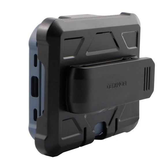 Armored case for Samsung Galaxy Z Flip 4 5G, Dexnor Clip Holder, navy blue