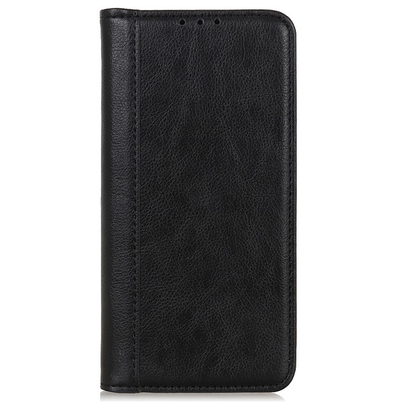 Case for Xiaomi Redmi Note 13 Pro+, Wallet Litchi Leather, black