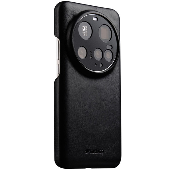 MELKCO case for Xiaomi 15 Ultra, leather, black