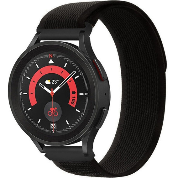 Nylon strap for Samsung Galaxy Watch Active 22mm, Black