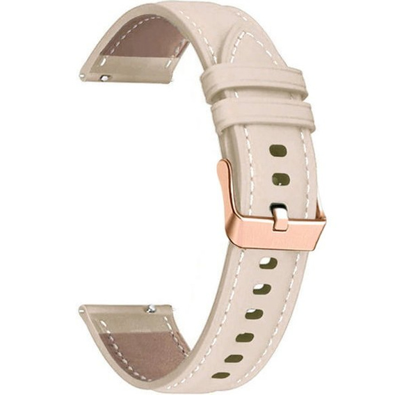Leather Belt for Samsung Galaxy Watch 42mm - Beige
