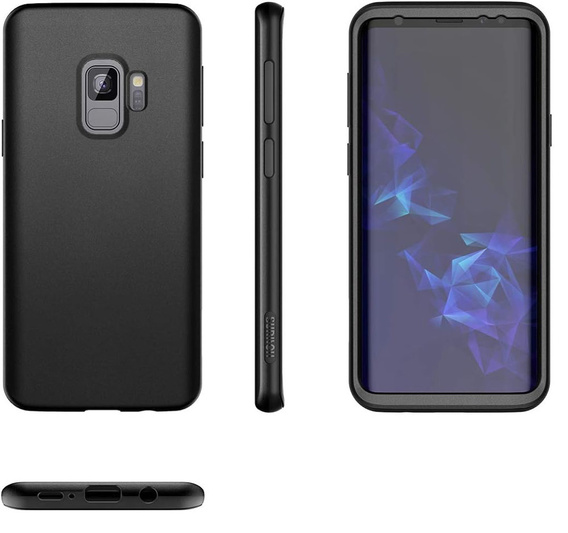 Case for Samsung Galaxy S9, Suritch Full Body, black