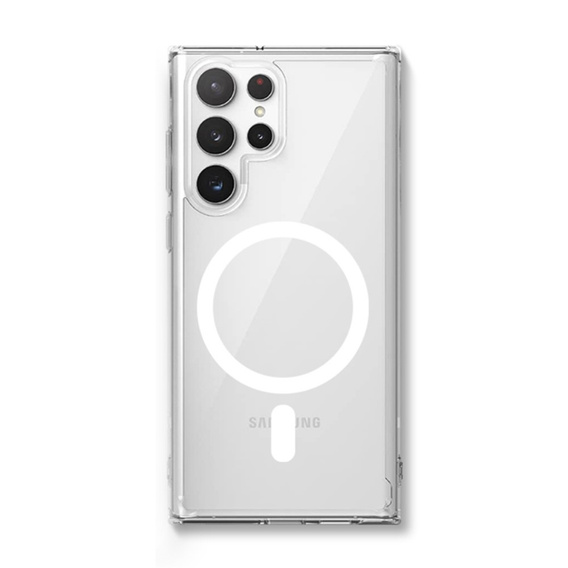 Case for Samsung Galaxy S22 Ultra, Dropproof MagSafe, transparent
