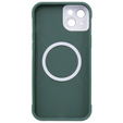Case for iPhone 15 Plus, ERBORD Armor Mag, green