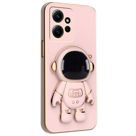 Case for Xiaomi Redmi Note 12 4G, Astronaut, pink rose gold