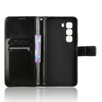 Flip case for Infinix Hot 50 Pro 4G, Crazy Horse Wallet, black