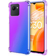 Case for Realme C30 / Narzo 50i Prime, Gradient Dropproof, Purple / blue