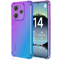 Case for Xiaomi Redmi Note 14 4G, Gradient Dropproof, Purple / blue