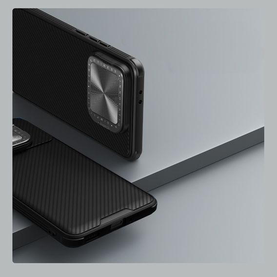 Nillkin Armored Case for Xiaomi Poco F6 Pro, CamShield Prop, for Magsafe, black