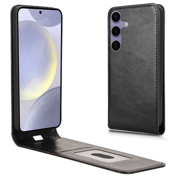 Flip case for Samsung Galaxy S25, Flip, black