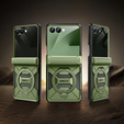 Tongate MECH case with MagSafe for Samsung Galaxy Z Flip 7, green