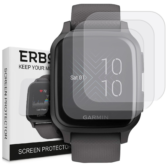 3x ERBORD hydrogel film for Garmin Venu SQ