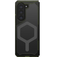 Urban Armor Gear Case for Galaxy Z Fold 5 5G, Plyo MagSafe, transparent / green