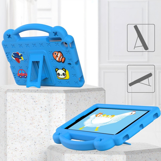 Children's case for iPad mini 7.9" 2019/2015/2014/2013/2012 (5/4/3/2/1 gen.), Cute Patterns, with stand, blue