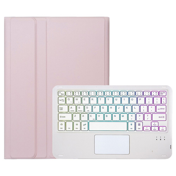 Case + keyboard Samsung Galaxy Tab S9 FE X510 / X516, with touchpad, pink