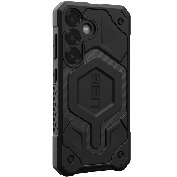 Urban Armor Gear case for Galaxy S25+ Plus, Monarch Pro MagSafe, carbon black
