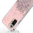 Case for Xiaomi Redmi Note 10 Pro, Glittery, pink