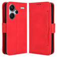 Flip case for Xiaomi Redmi Note 13 Pro+, Card Slot, red