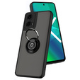 Case for Motorola Moto G24 / G24 Power / G04, Frosted Ring, black