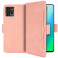 Flip case for Motorola Moto G72 4G, Card Slot, pink