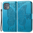 Flip case for Motorola Edge 20 Lite, Butterfly, blue