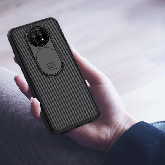 Case for Xiaomi Redmi Note 9T 5G, Armored Nillkin, CamShield Pro, black