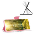 Flip case for Motorola Edge 40 5G, Wallet, colorful tree, white