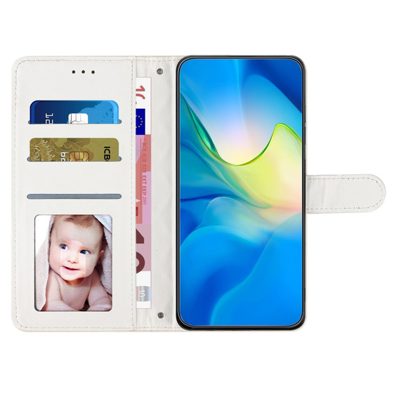 Flip case for Oppo A38 4G / Oppo A18 4G, Wallet, BINFEN COLOR, beige
