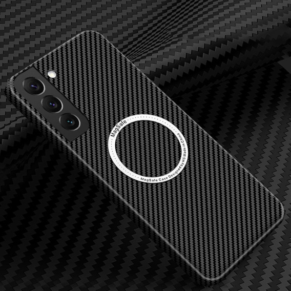 Case for Samsung Galaxy S21 Plus, Magsafe Slim Carbon, black