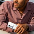 Case for Samsung Galaxy S25+ Plus, Electro MagSafe, silver + Screen Glass